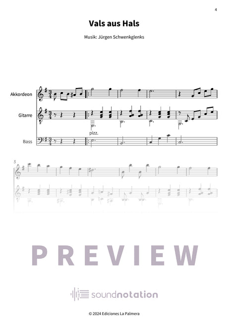 Vals aus Hals - Preview Page 1