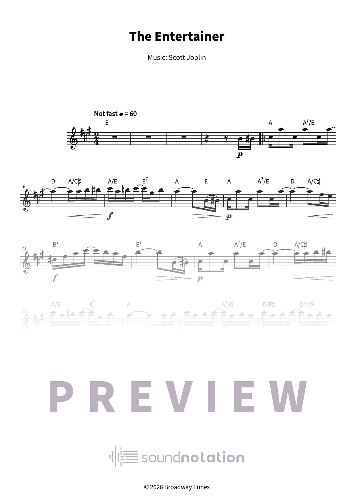 The Entertainer - Preview Page 1