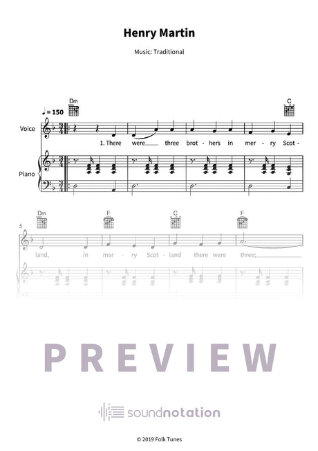 Henry Martin - Preview Page 1