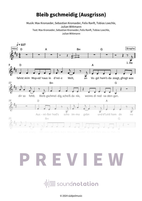 Bleib gschmeidig (Ausgrissn) - Preview Page 1
