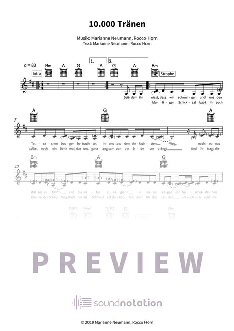 10.000 Tränen - Preview Page 1
