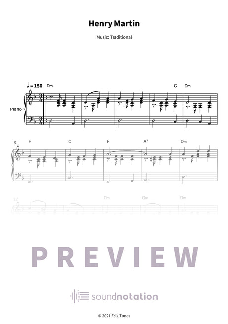 Henry Martin - Preview Page 1