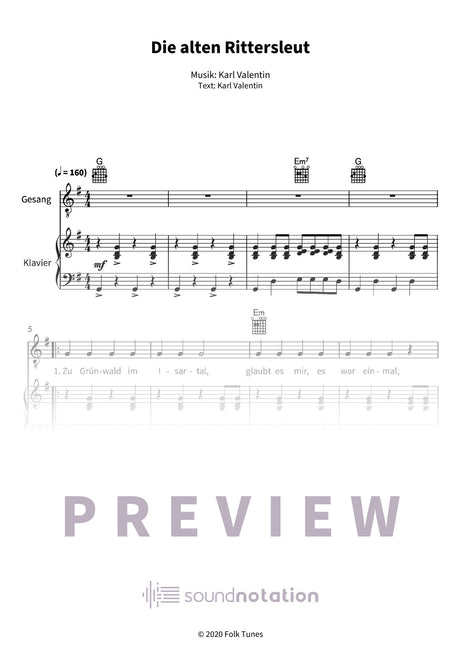 Die alten Rittersleut - Preview Page 1