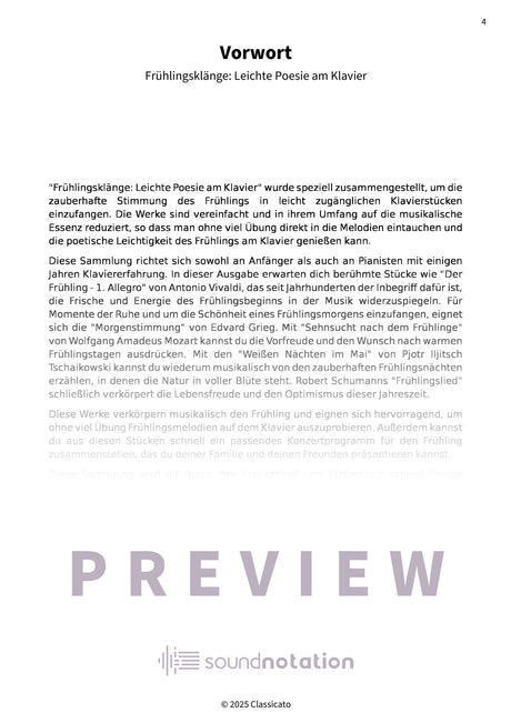 Frühlingsklänge - Preview Page 1