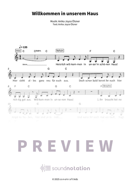 Willkommen in unserem Haus - Preview Page 1