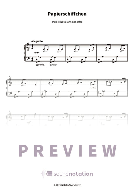 Papierschiffchen - Preview Page 1