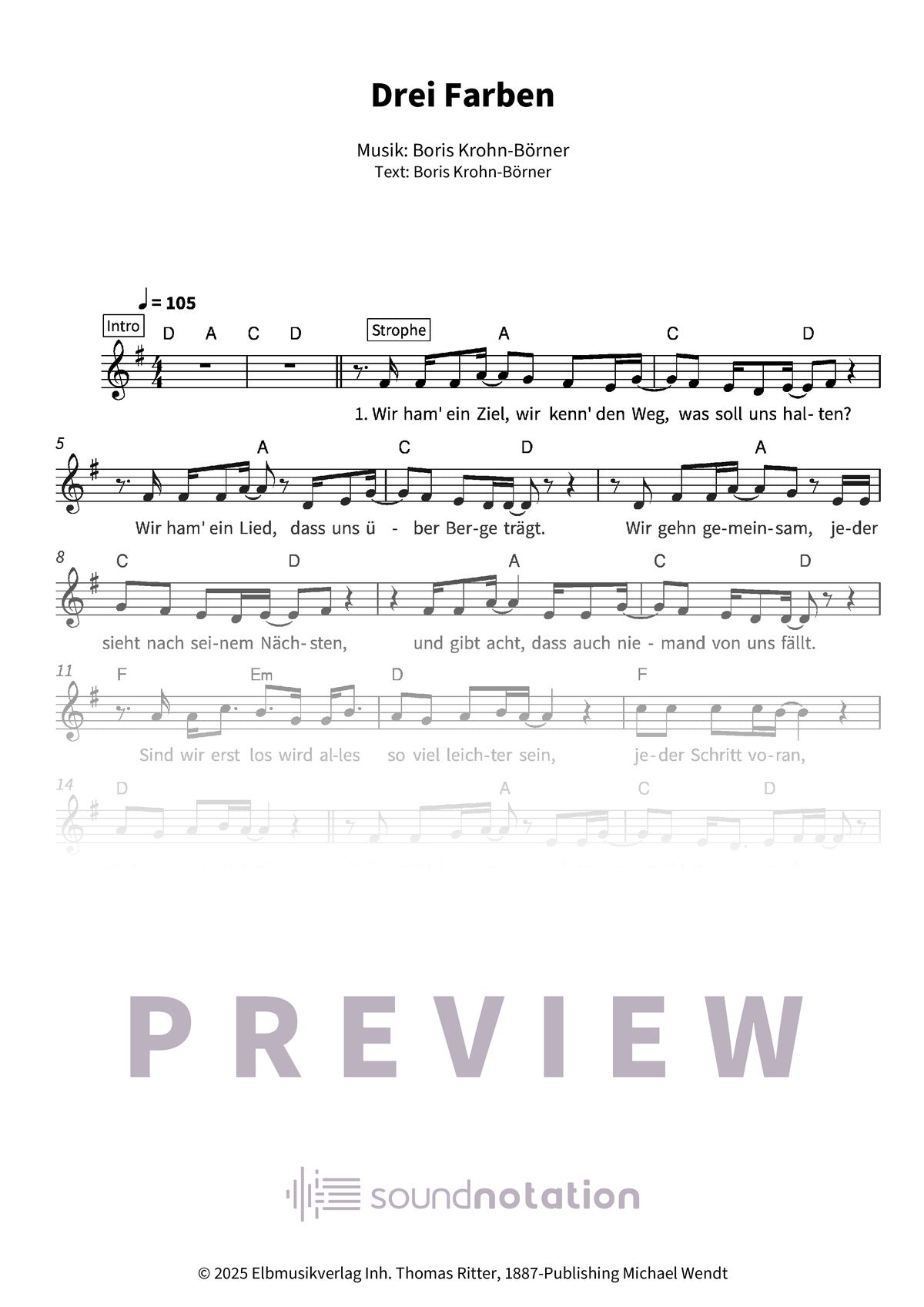 Drei Farben - Preview Page 1