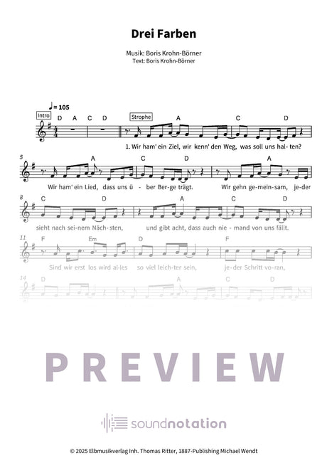 Drei Farben - Preview Page 1