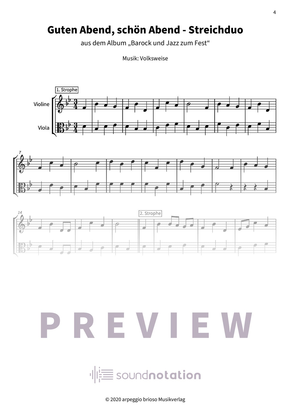 Guten Abend, schön Abend - Preview Page 1
