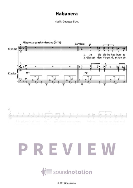 Habanera - Preview Page 1