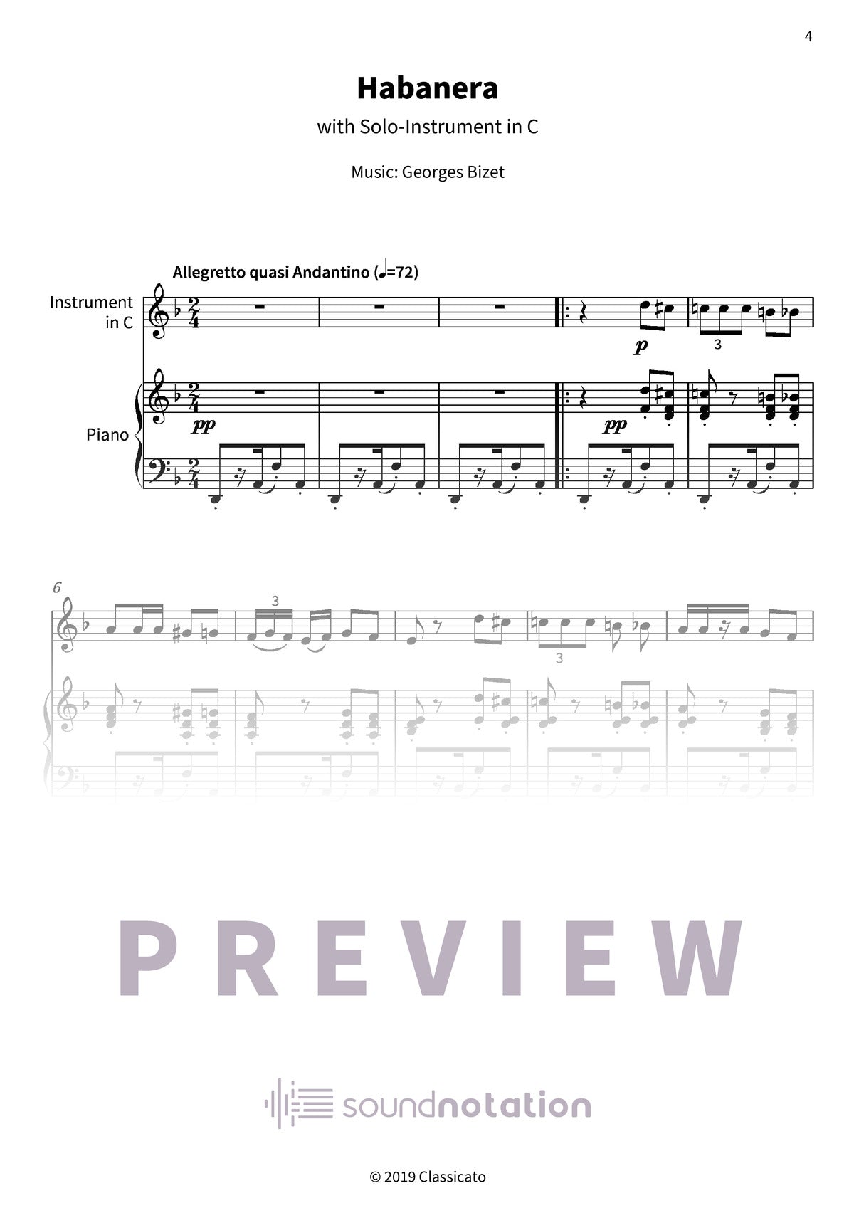 Habanera - Preview Page 1