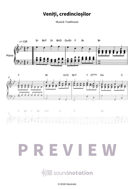 Veniți, credincioșilor - Preview Page 1