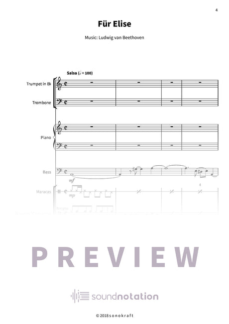 Für Elise - Preview Page 1
