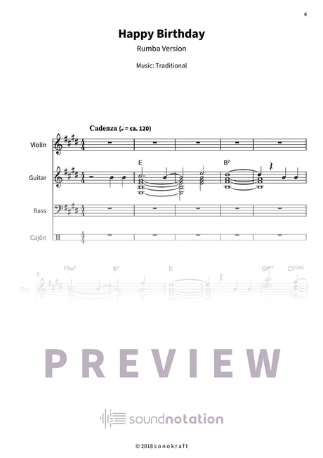 Happy Birthday - Preview Page 1