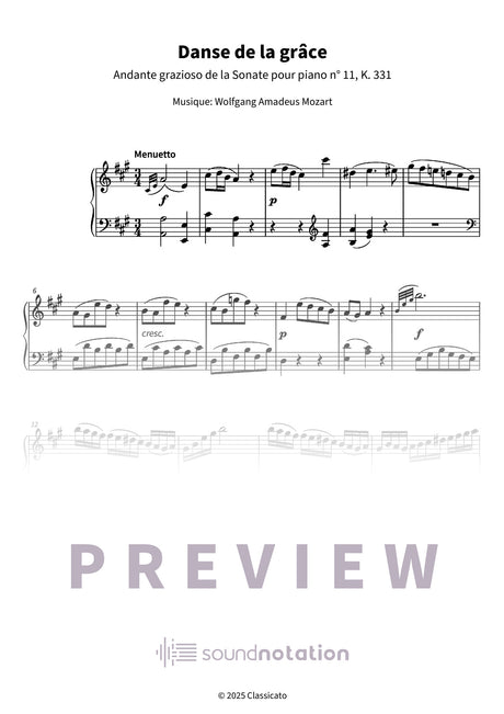 Danse de la grâce - Preview Page 1