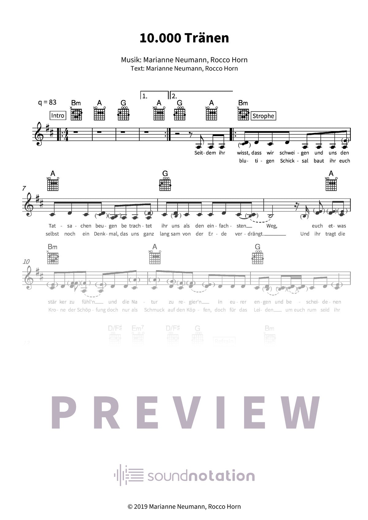 10.000 Tränen - Preview Page 1