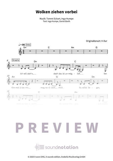 Wolken ziehen vorbei - Preview Page 1