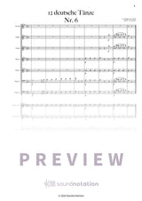 Deutscher Tanz Nr. 6 - Preview Page 1