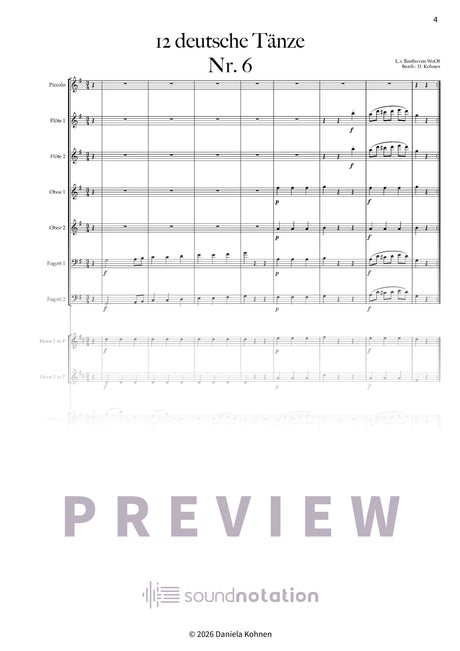Deutscher Tanz Nr. 6 - Preview Page 1