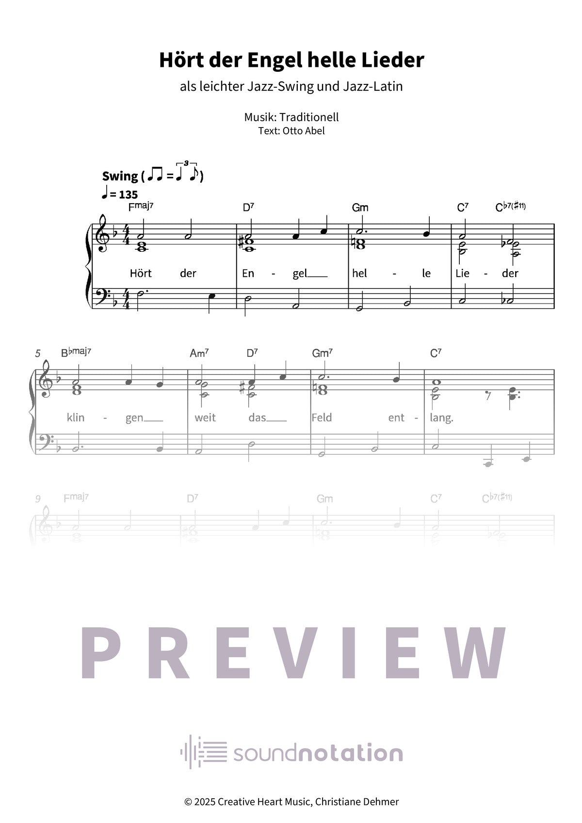 Hört der Engel helle Lieder - Preview Page 1