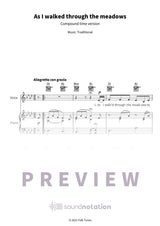 As I walked through the meadows - Preview Page 1