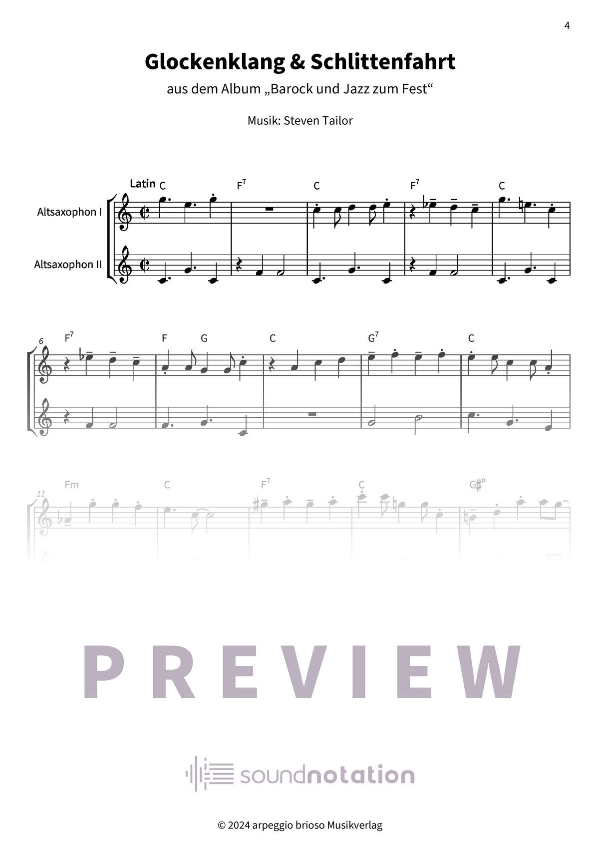 Glockenklang & Schlittenfahrt - Preview Page 1