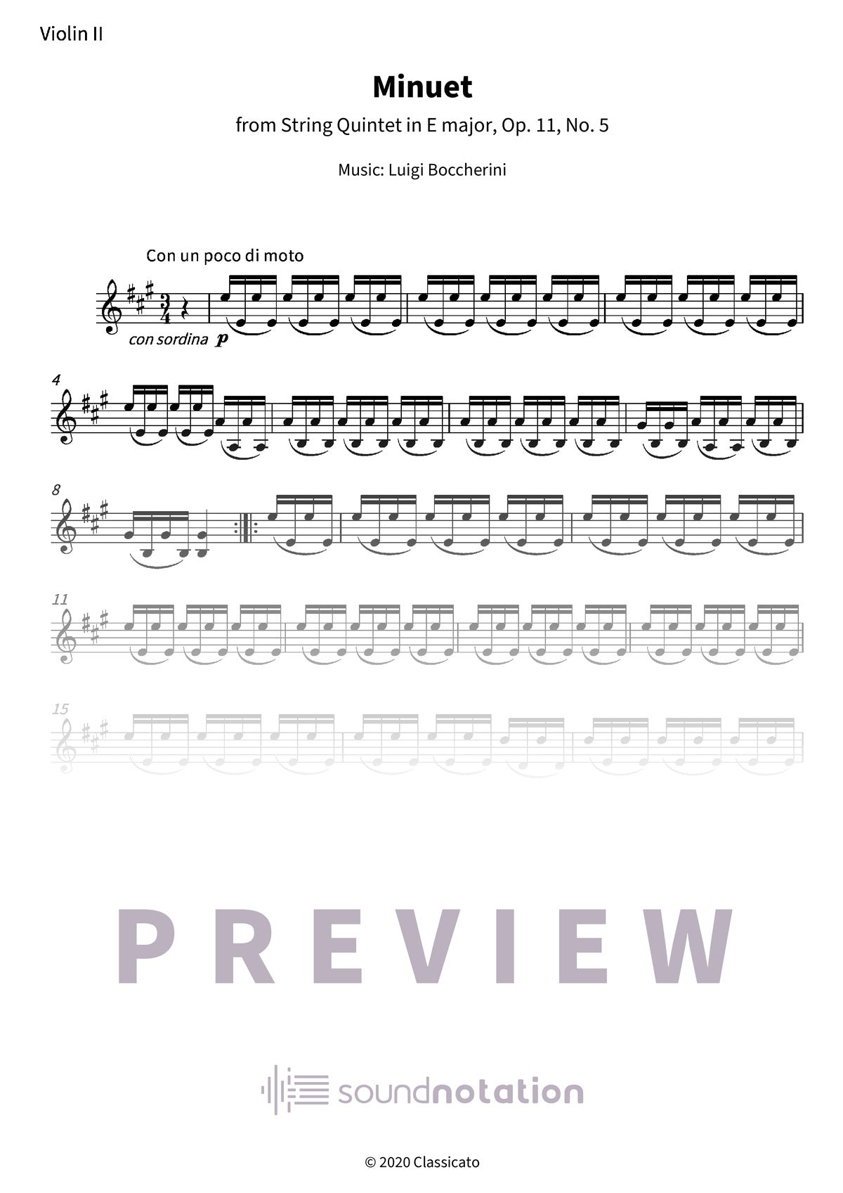Minuet - Preview Page 1