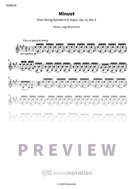 Minuet - Preview Page 1