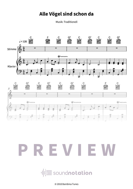 Alle Vögel sind schon da - Preview Page 1