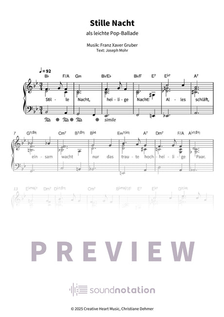 Stille Nacht - Preview Page 1