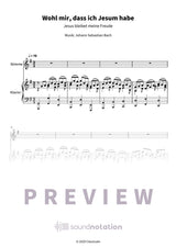 Wohl mir, dass ich Jesum habe - Preview Page 1