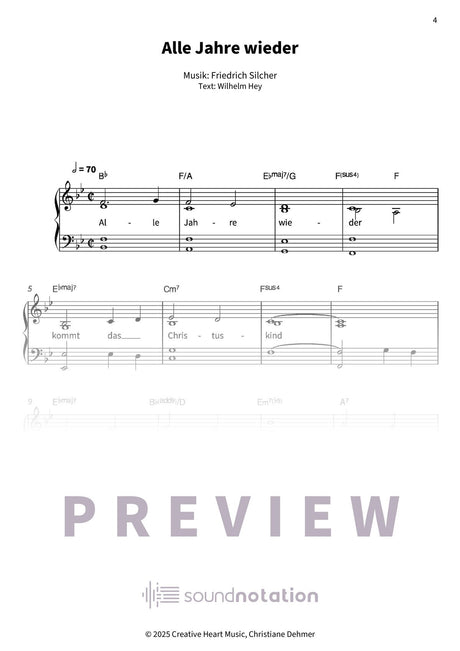 Freue Dich – Deutsche Weihnachtslieder überraschend anders - Preview Page 1