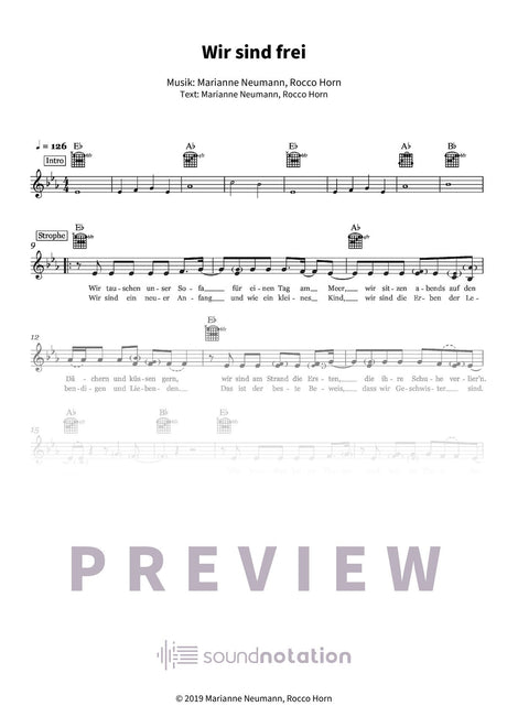 Wir sind frei - Preview Page 1