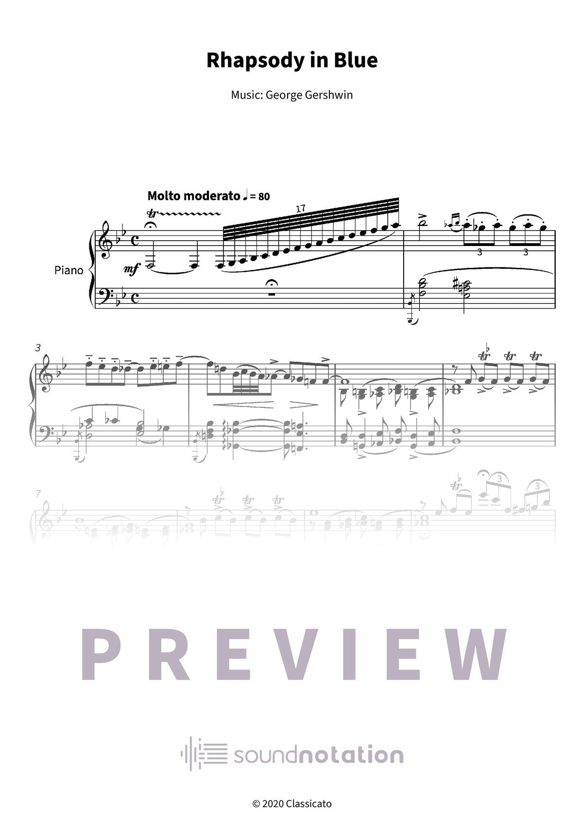 Rhapsody in Blue - Preview Page 1