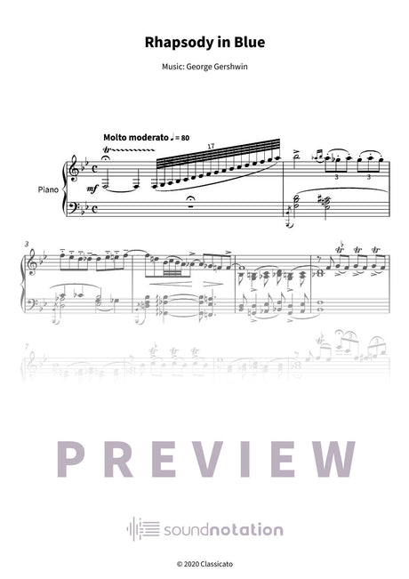 Rhapsody in Blue - Preview Page 1