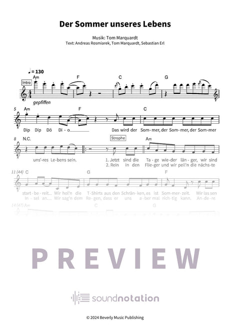 Der Sommer unseres Lebens - Preview Page 1