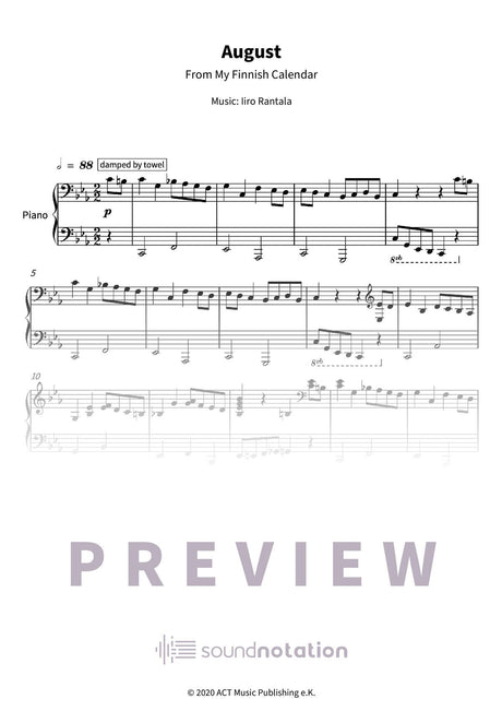 August - Preview Page 1