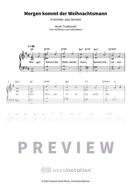 Morgen kommt der Weihnachtsmann - Preview Page 1