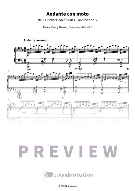 Andante con moto - Preview Page 1
