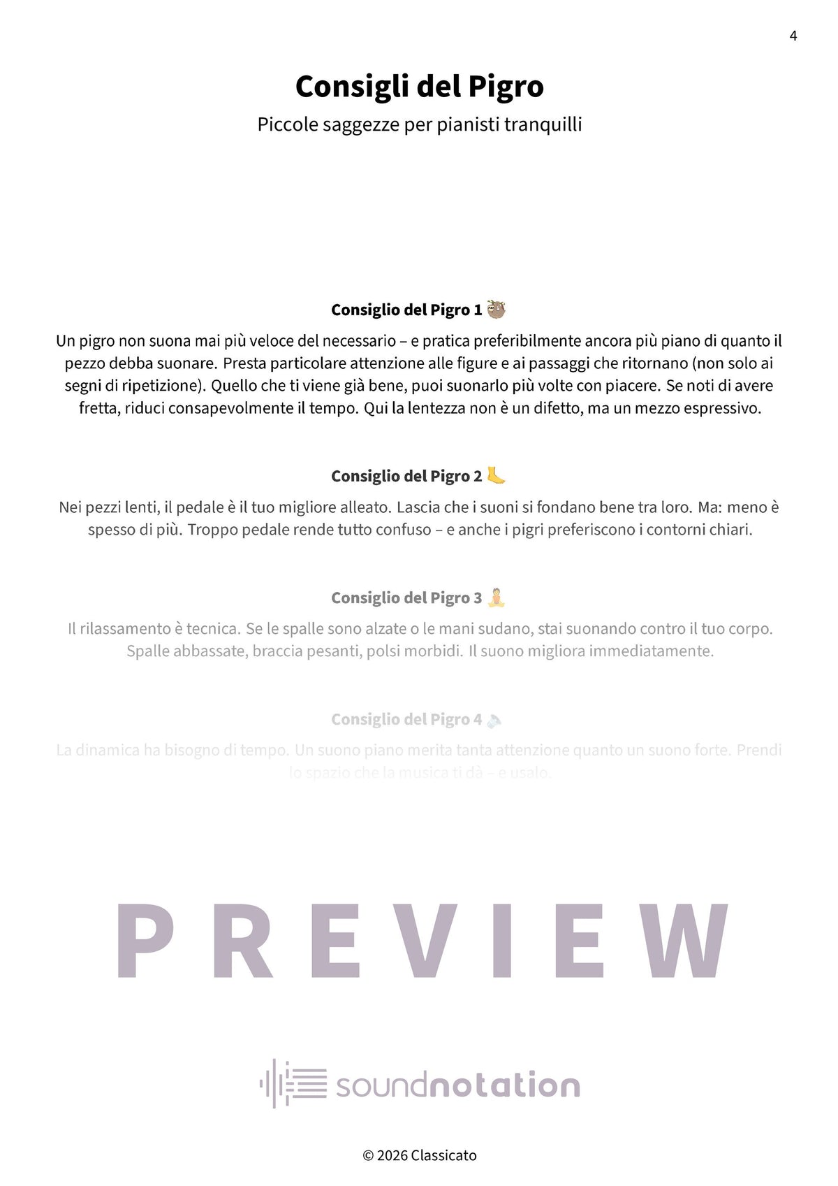 Pezzi lenti per pianisti pigri - Preview Page 1