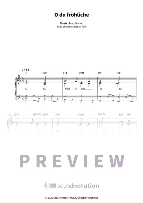O du fröhliche - Preview Page 1