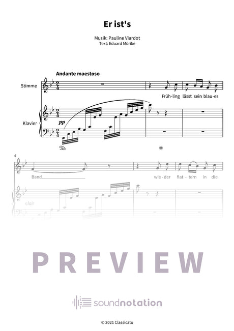 Er ist's - Preview Page 1