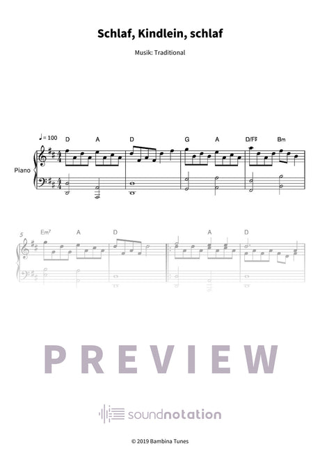 Schlaf, Kindlein, schlaf - Preview Page 1