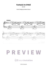 Fantasie in d-Moll - Preview Page 1