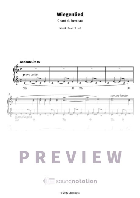 Wiegenlied - Preview Page 1