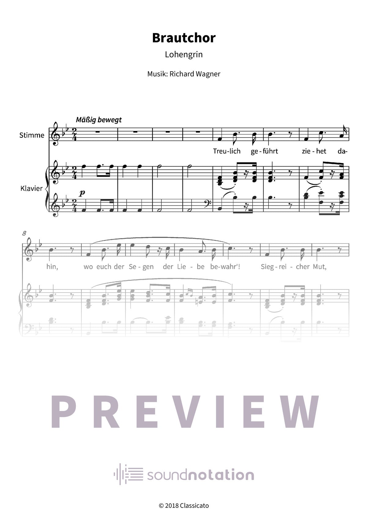 Brautchor - Preview Page 1