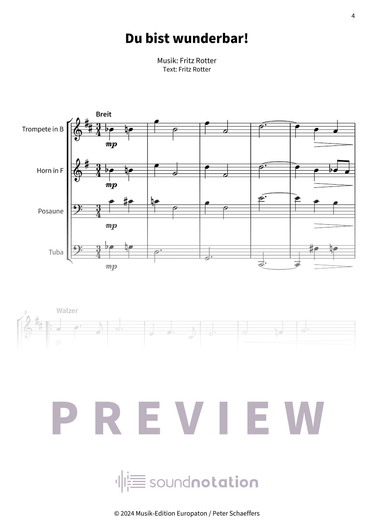 Du bist wunderbar! - Preview Page 1