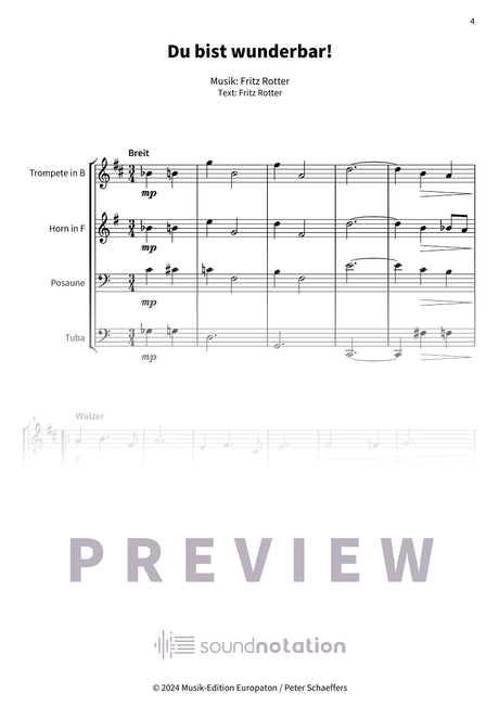 Du bist wunderbar! - Preview Page 1