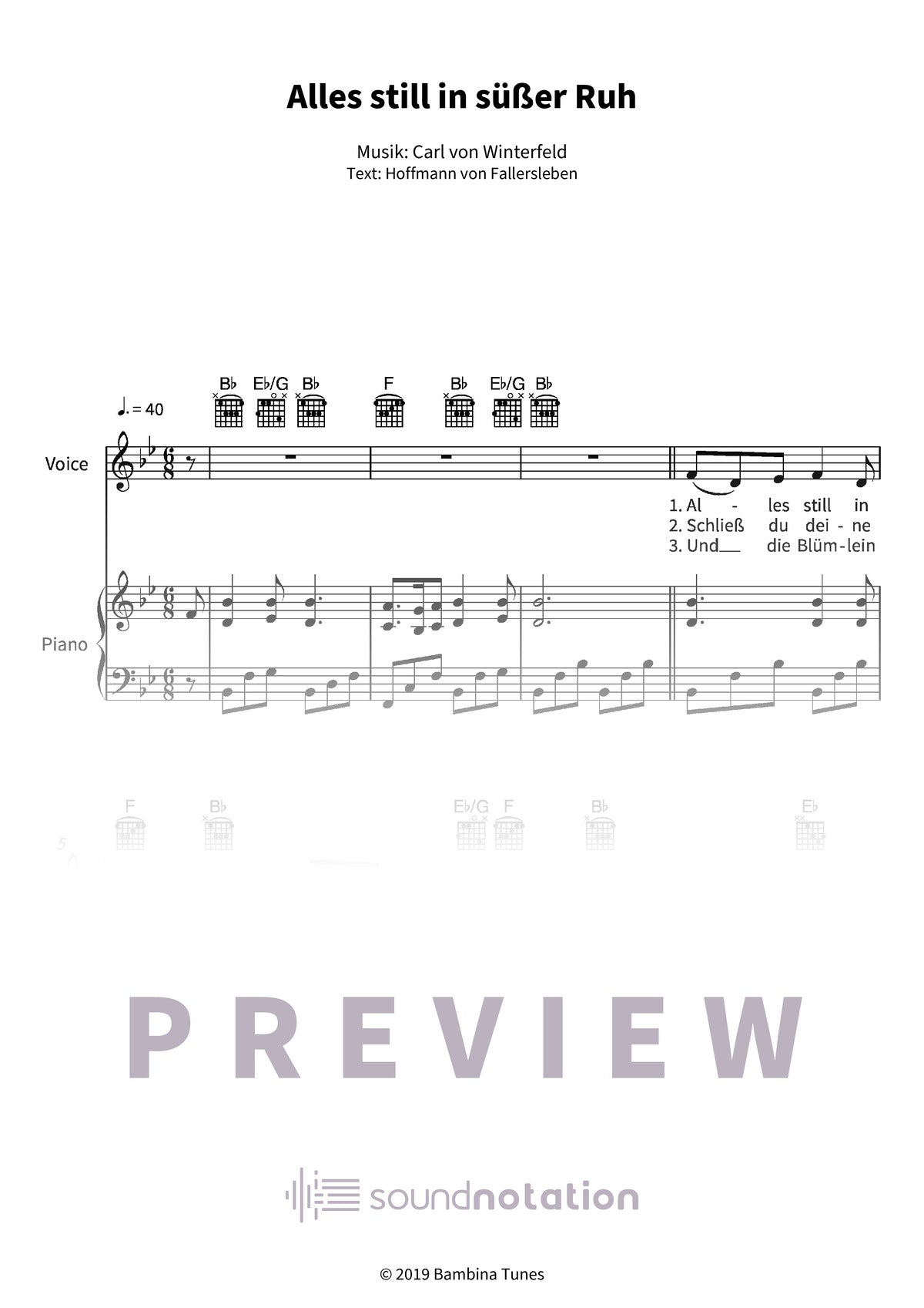 Alles still in süßer Ruh - Preview Page 1