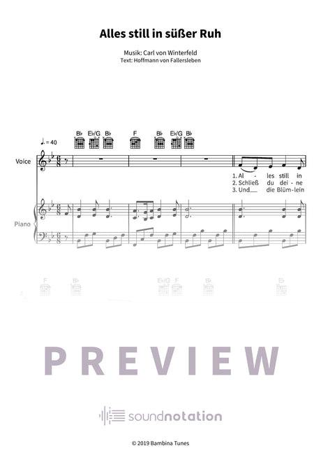 Alles still in süßer Ruh - Preview Page 1
